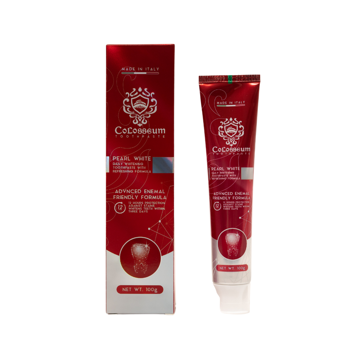 Colosseum Pearl White - 100g| كولوسيوم معجون أسنان للتبيض -100 غرام