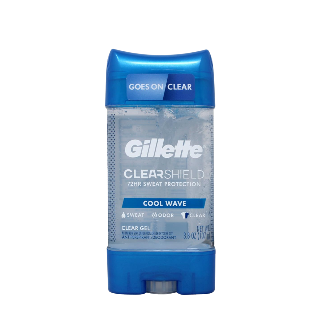 Gillette Clear Gel Antiperspirant & Deodorant Cool Wave - 107g| جيلت كلير جل مزيل تعرق للرجال -107 غرام