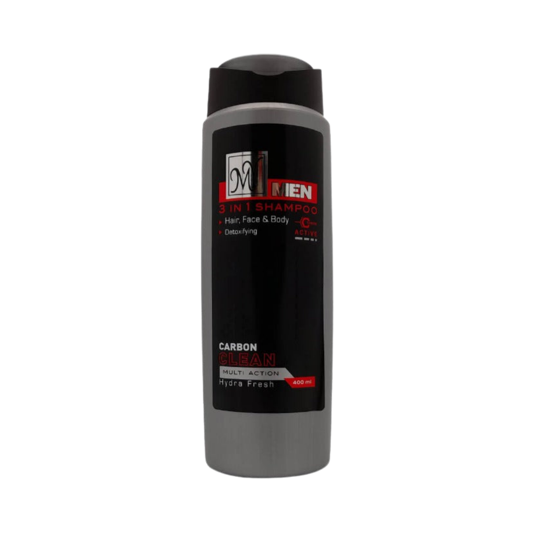 M .Y Carbon Clean 3 In 1 Shampoo - 400ml | ام واي شامبو 3 في 1 بالكاربون - 400 مل