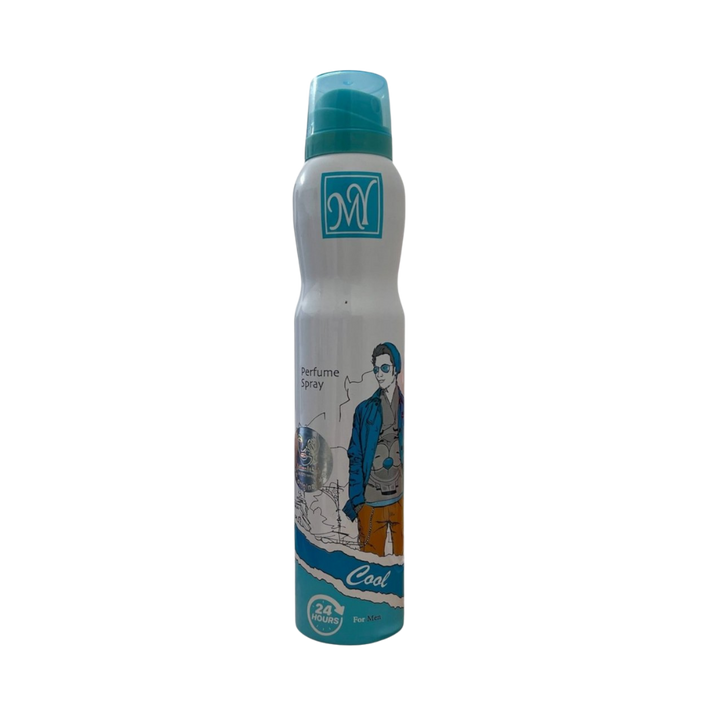 M .Y Perfume Spray For Men 24h - 200ml | ام واي بخاخ مزيل تعرق للرجال لمدة 24 ساعة - 200 مل