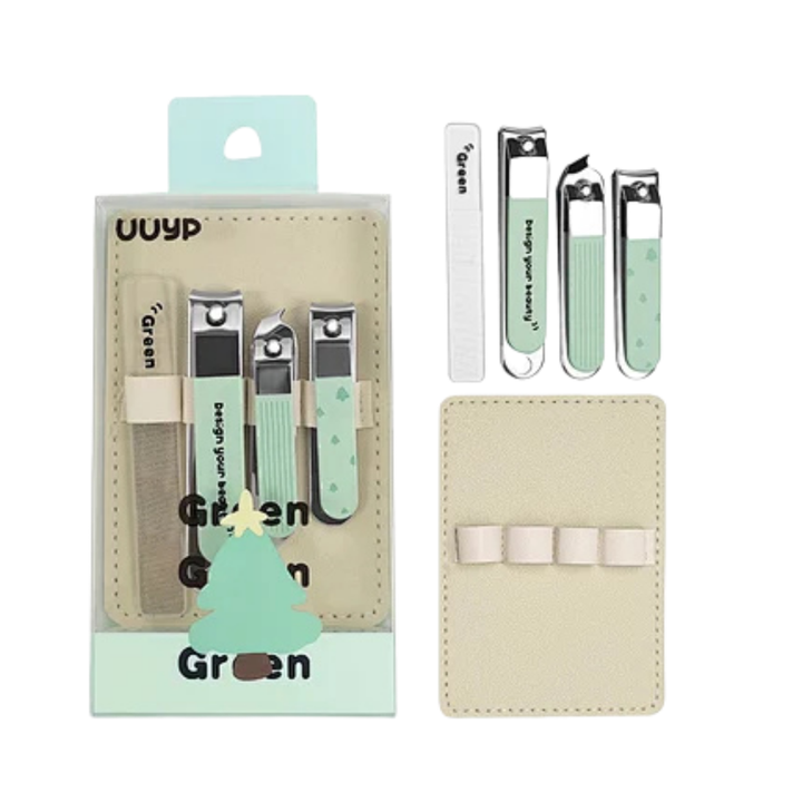 UUYP Design Your Beauty Green| يويب طقم قصّافات أظافر