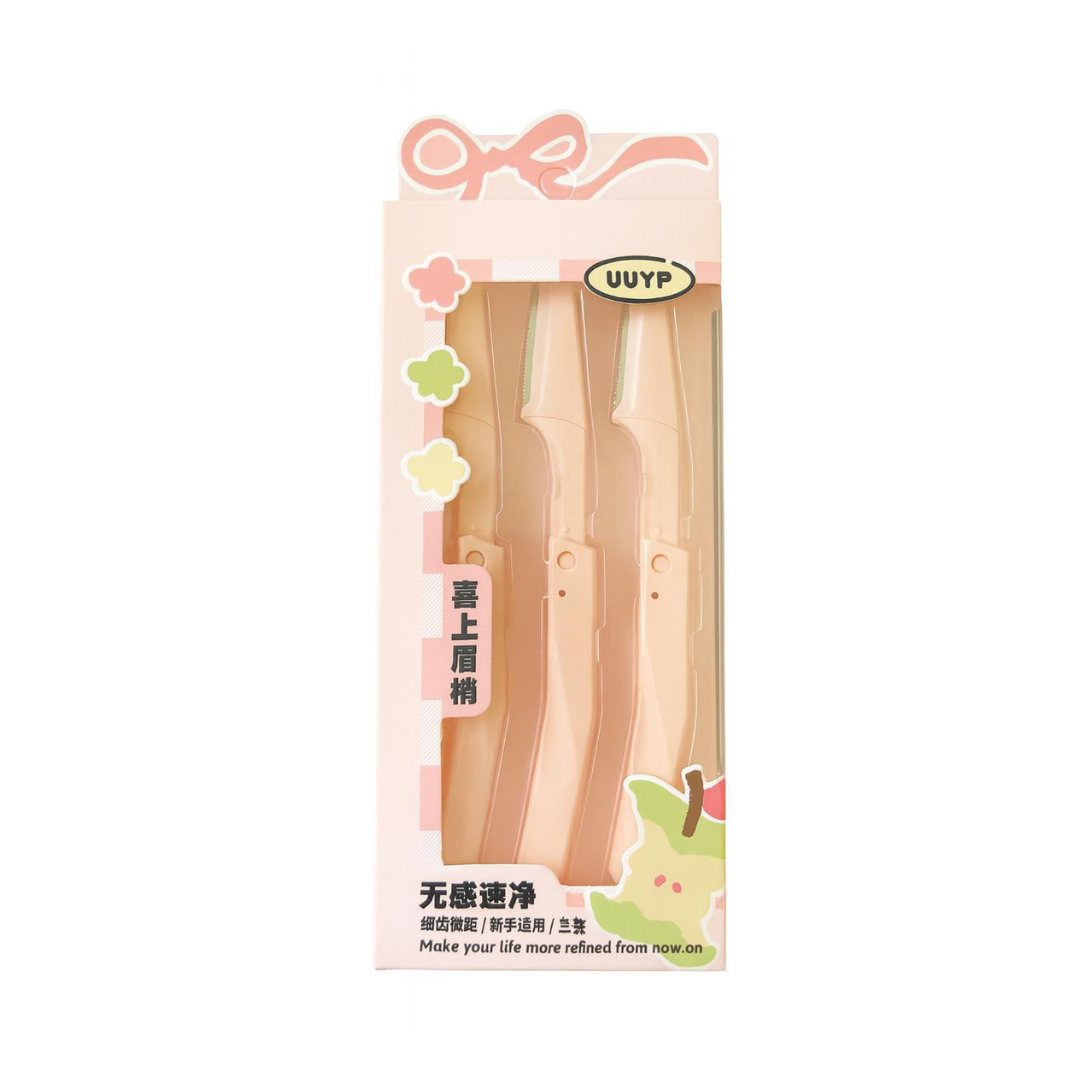 UUYP Folding Eyebrow Trimmer 3 Pack| يويب شفرات حلاقة للوجع والحواجب