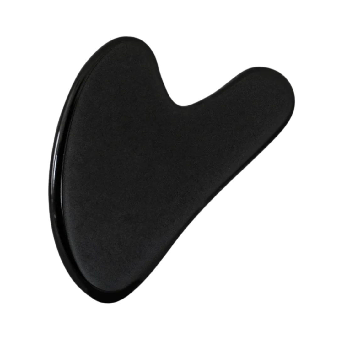 Tools & Cases Black Gua Sha Facial Massage | أداة غوا شا سوداء لتدليك الوجه
