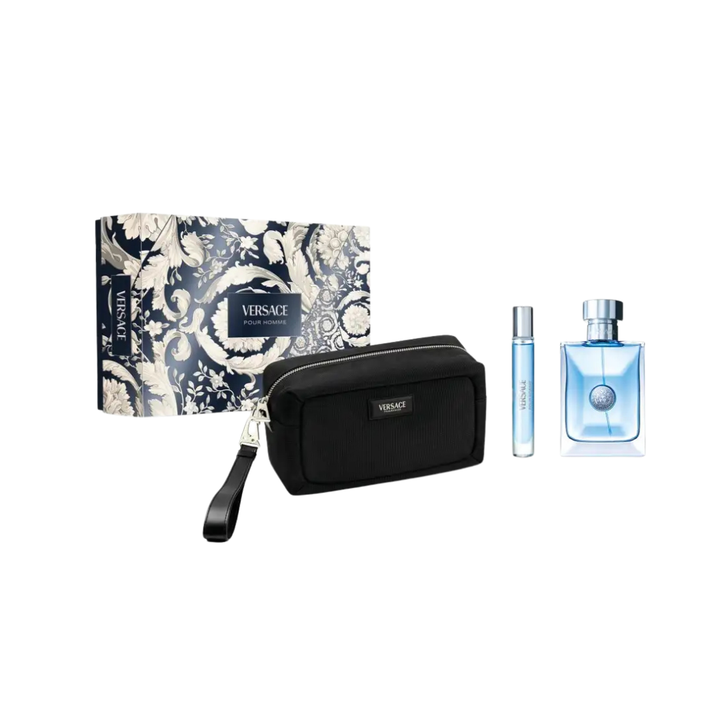 VERSACE SET  POUR HOMME  EDT100| سيت عطر فرزاجي بور هوم  للرجال