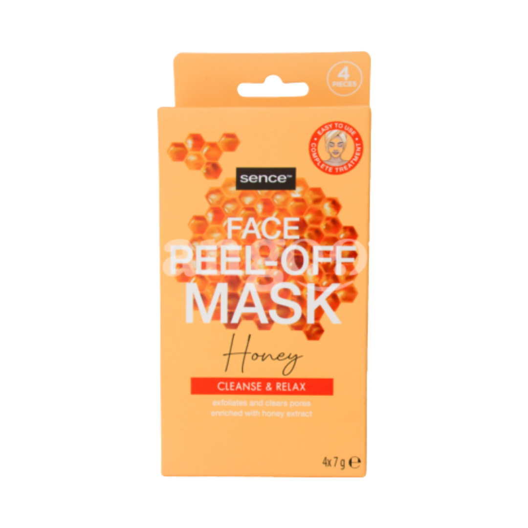 Sence Beauty Face Peel - Off Mask Honey - 4*7g| سينس بيوتي ماسك تقشير لطيف-4*7 غرام
