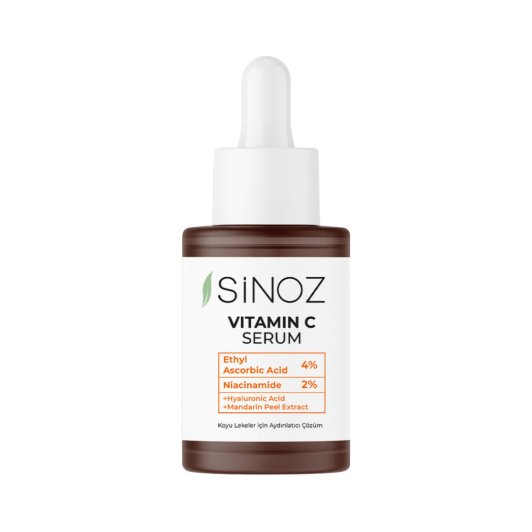 Sinoz Vitamin C 4% + Niacinamide 2% Serum - 30ml |  سينوز سيروم بالفيتامين سي والنياسيناميد - 30 مل