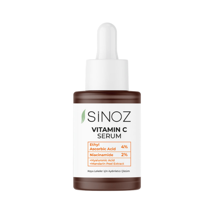 Sinoz Vitamin C 4% + Niacinamide 2% Serum - 30ml |  سينوز سيروم بالفيتامين سي والنياسيناميد - 30 مل