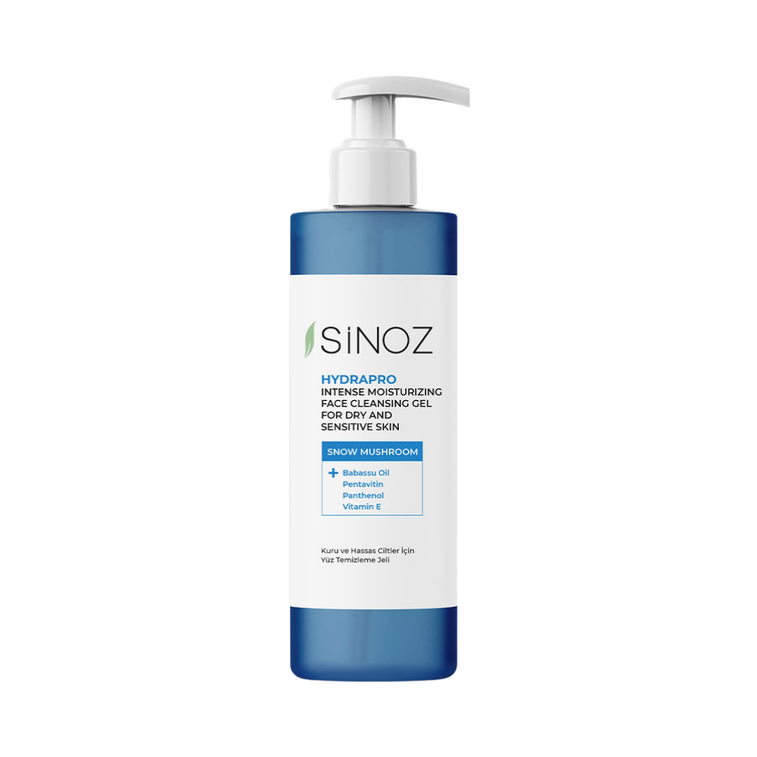 Sinoz Hydrapro Intense Moisturizing Face Cleansing Gel - 400ml | جل غسول الوجه المرطب المكثف سينوز هيدرا برو – 400 مل