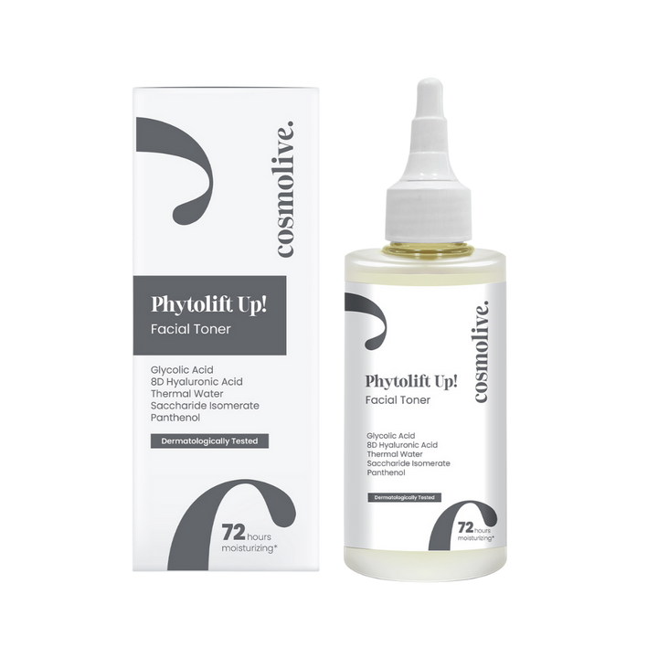 cosmolive Phytolift Up Facial Toner Glycolic Acid - 200ml | كوزمو لايف تونر بالجليكوليك اسيد - 200 مل