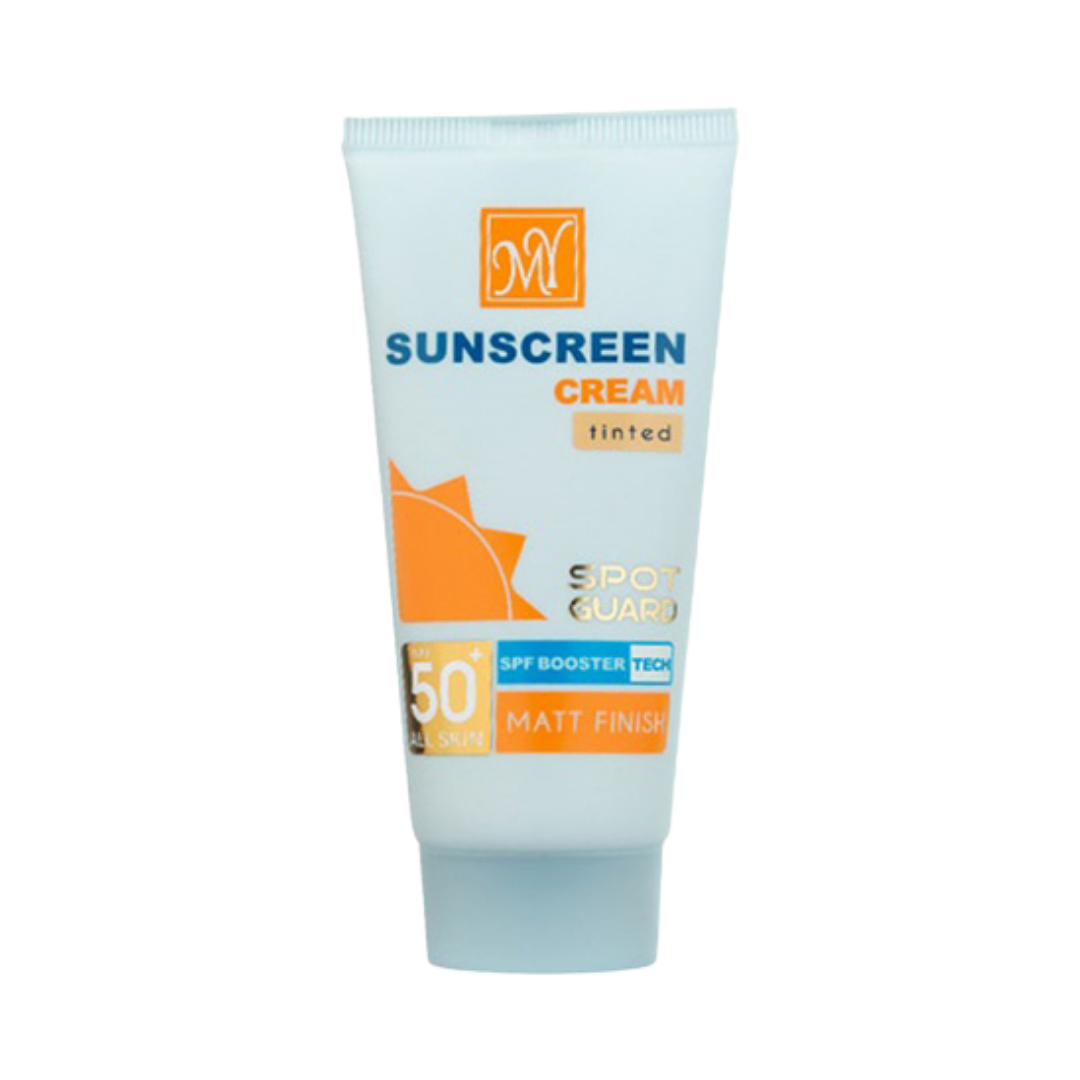 M.Y Sunscreen Cream Tinted for all skin type  - 50ml | ام واي كريم واقي شمسي ملون لجميع انواع البشرة - 50 مل