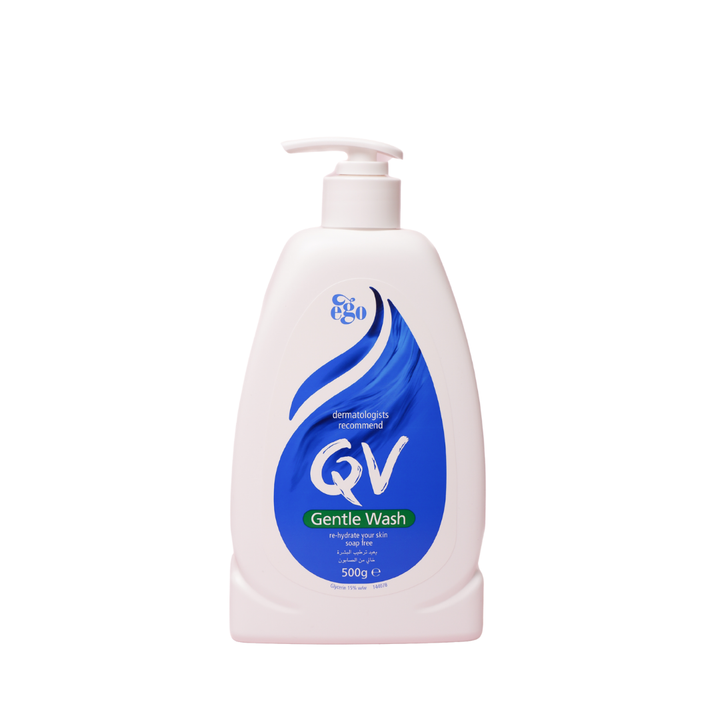QV Gentle Wash Soap Free - 500g | كيو في غسول لطيف خالي من الصابون - 500 غ