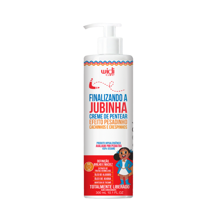 Widi Care Finalizando A Jubinha Creme de Pentear - 300ml | ويدي كير كريم تمشيط الشعر - 300 مل