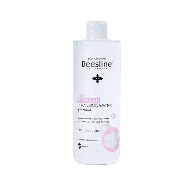 Beesline 3 in 1 Micellar Cleansing Water - 400ml |  بيزلين ماء منظف ميسيلار 3 في 1 - 400 مل