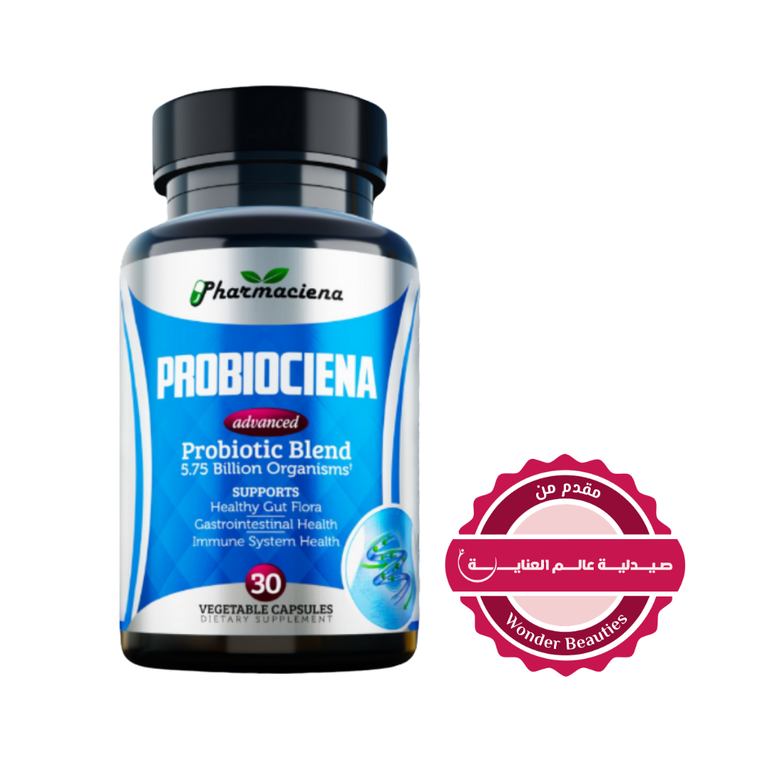 Probiociena Advanced Probiotic Blend, 30 Vegitable Capsule | بروبيوسينا مزيج البروبيوتيك المتطور، 30 كبسولة نباتية