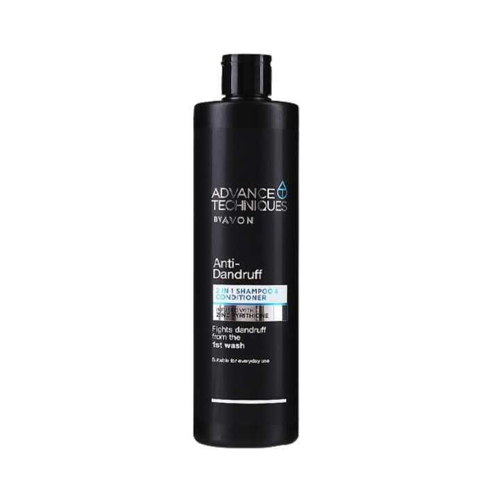 Avon Advance Techniques Anti-Dandruff 2-in-1 Shampoo & Conditioner - 700ml | أفون أدفانس شامبو وبلسم 2 في 1 مضاد للقشرة - 700 مل