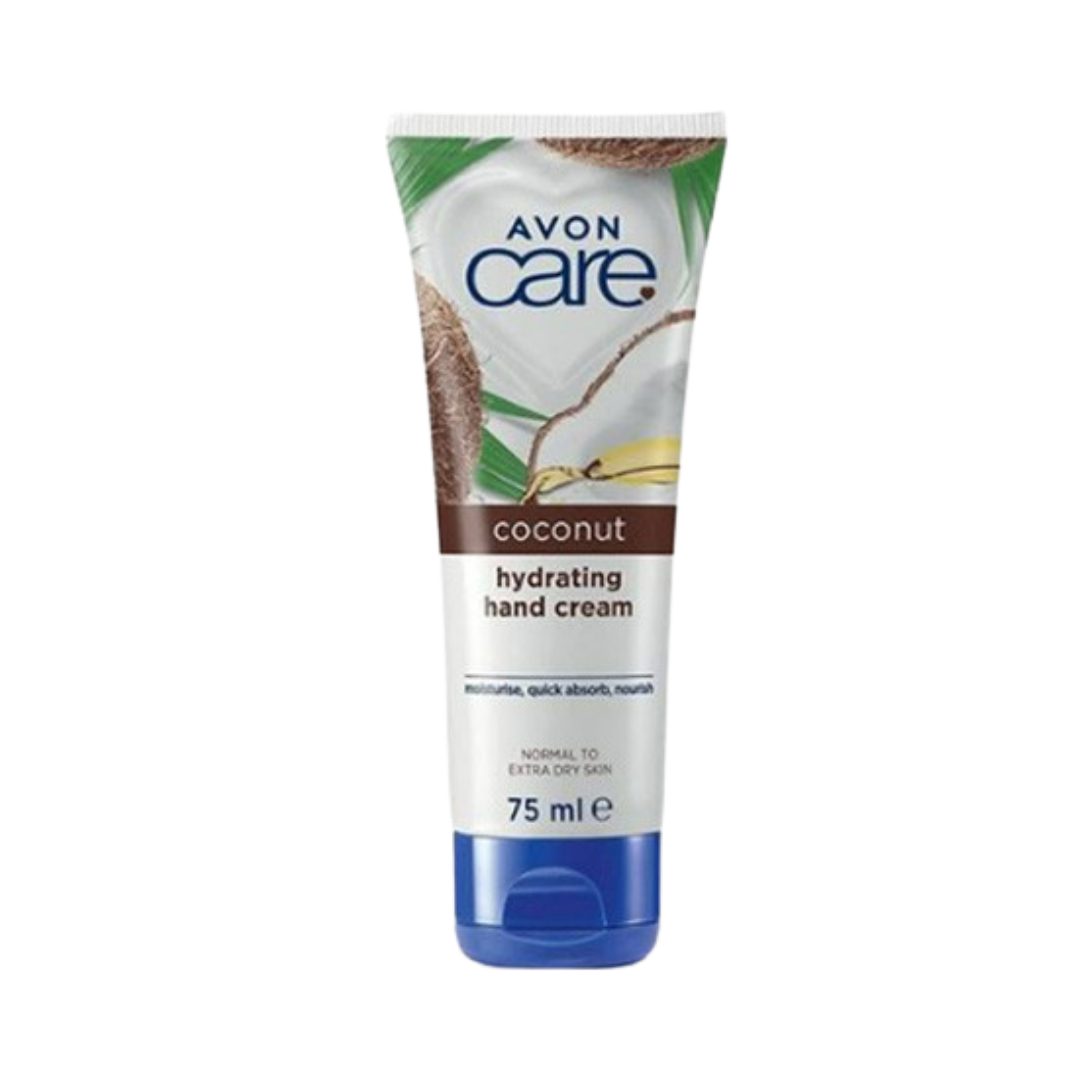 AVON Care Coconut Hydrating Hand Cream - 75ml | أفون كير كريم اليدين المرطب بجوز الهند - 75 مل