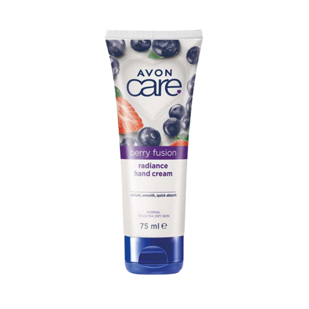 AVON Care Berry Fusion Radiance Hand Cream - 75ml | أفون كير كريم اليدين بيري فيوجن - 75 مل