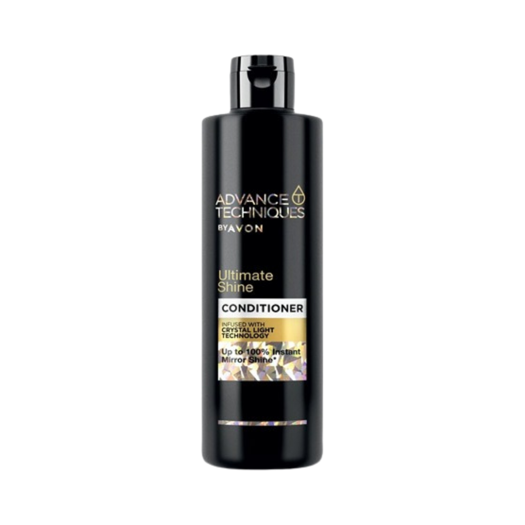 AVON ADVANCE TECHNIQUES ULTIMATE SHINE CONDITIONERS - 250ml | أفون أدفانس بلسم اللمعان الفائق للشعر - 250 مل