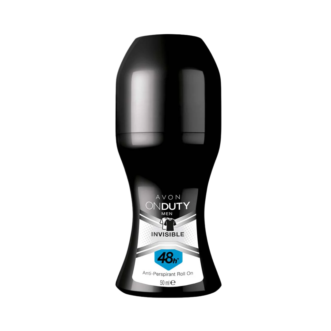 AVON On Duty Roll-On Invisible 48h Anti-Perspirant Roll On - 50ml | افون رول أون انتي بيرسبرانت - 50مل