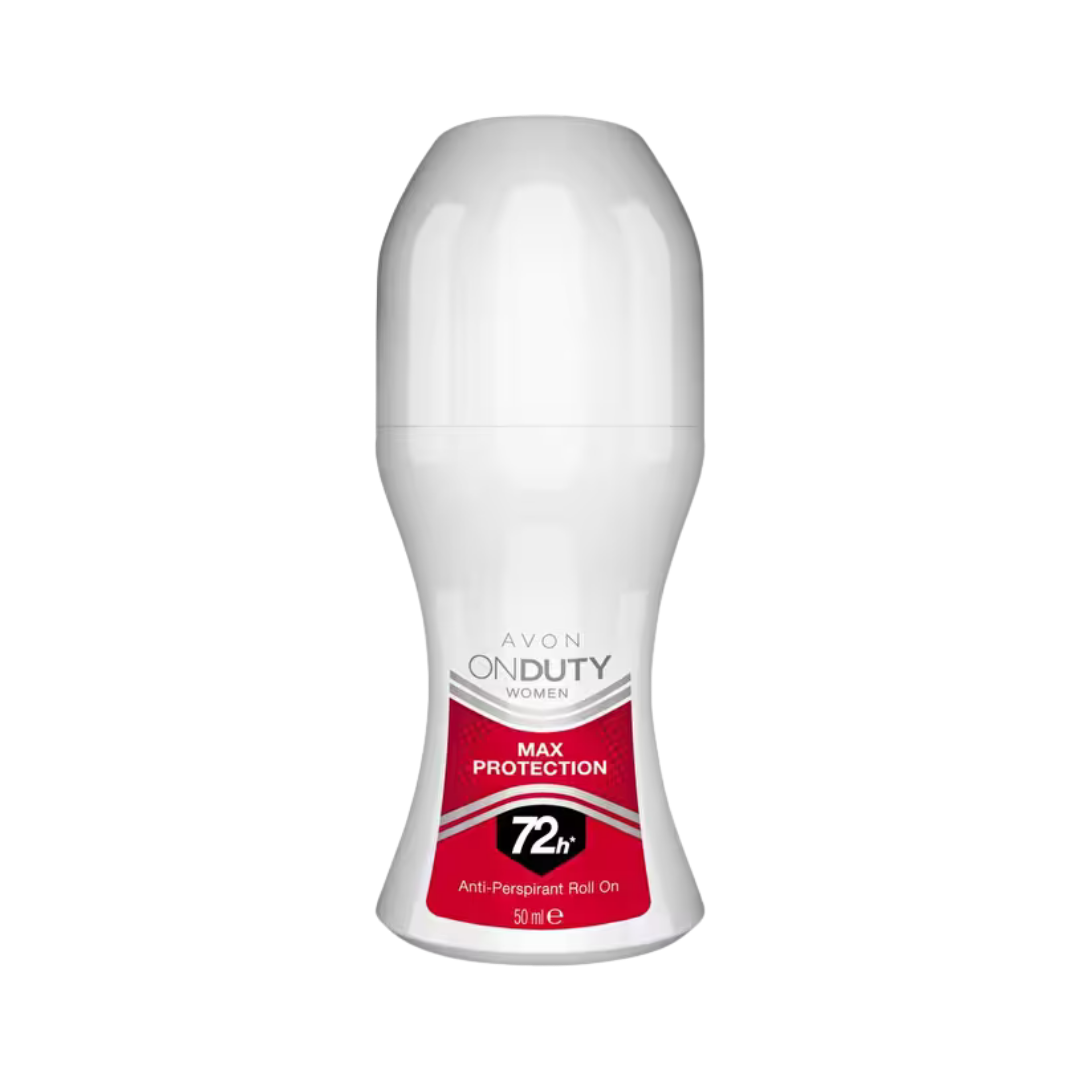 AVON OnDuty Max Protection Kadın 72h Anti Perspirant Roll On - 50ml | افون رول أون مضاد للتعرق ماكس بروتيكشن - 50مل
