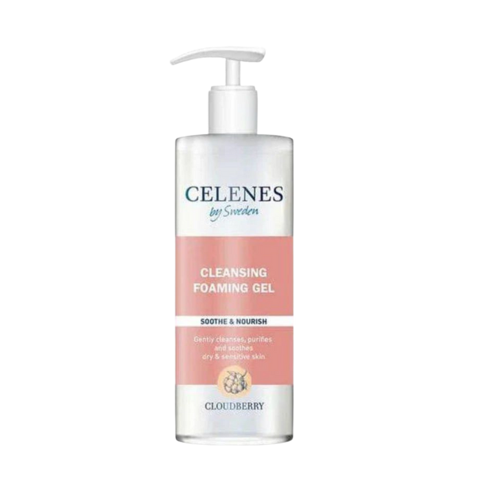Celenes Cloudberry Cleansing Gel Dry - sensitive - 250ml | سيلينس جل التنظيف كلاودبيري الجاف - الحساس - 250 مل