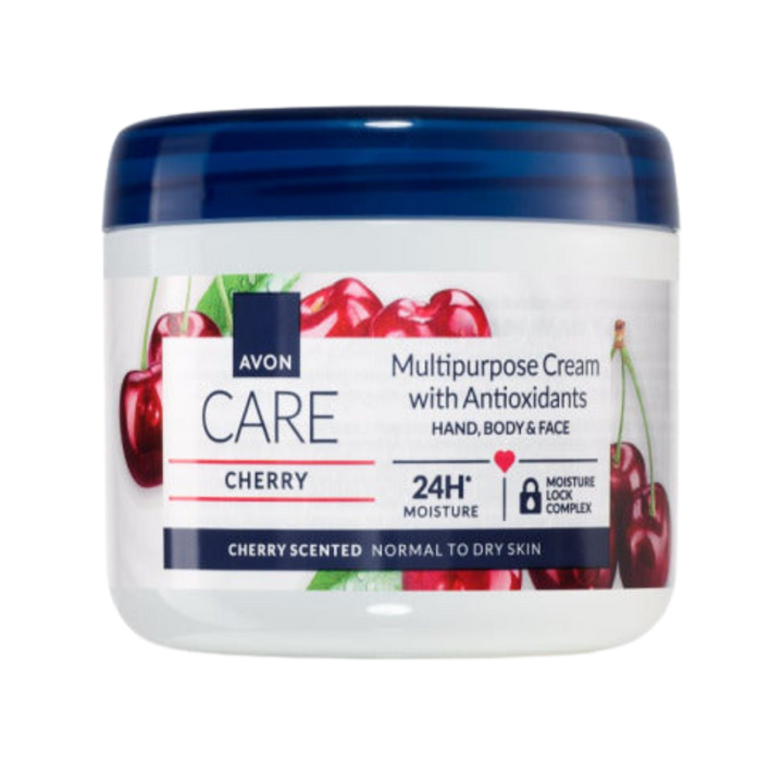 AVON Care Cherry MultiPurpose Cream - 400ml | افون كريم متعدد الاستخدامات  بالكرز - 400مل
