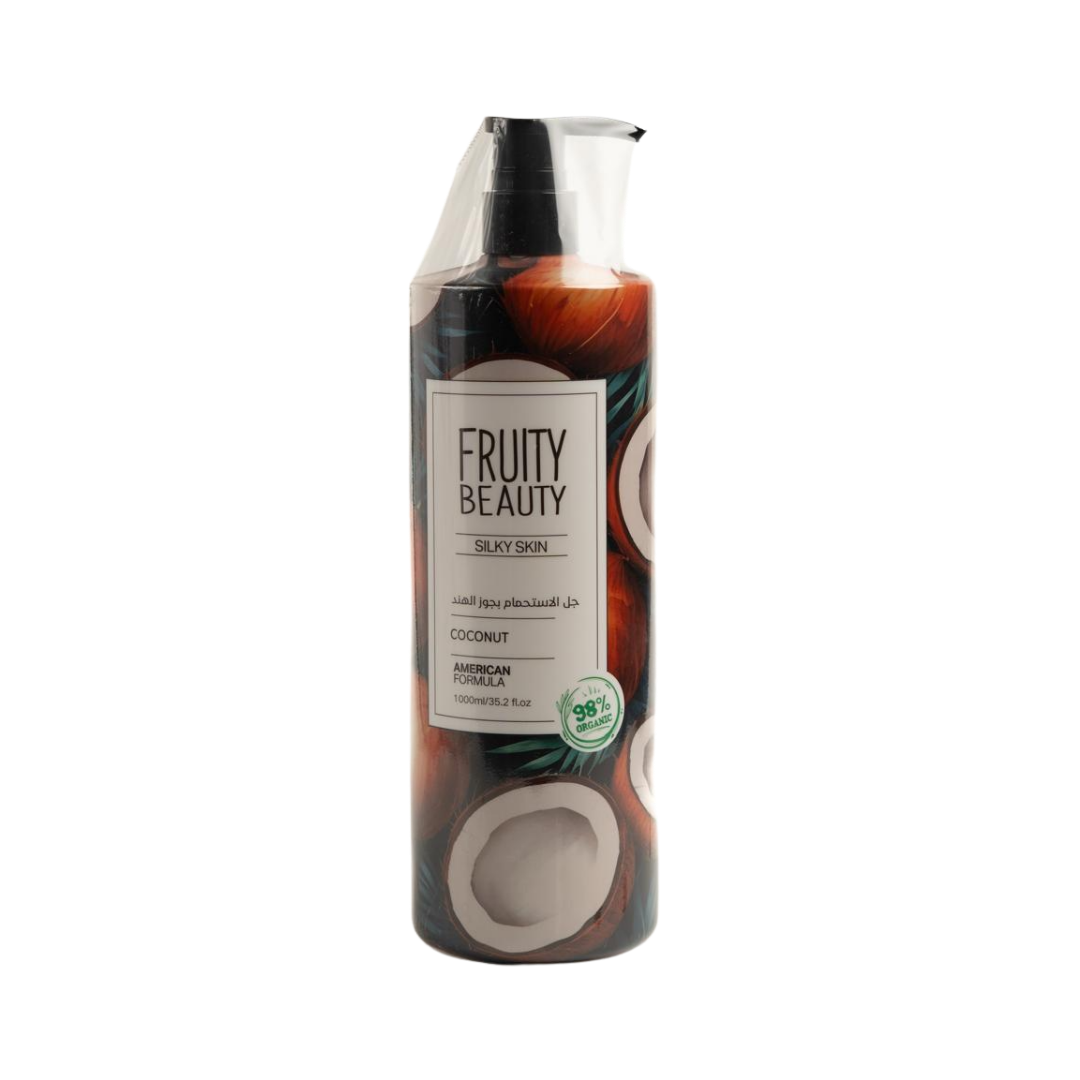 Silky Skin Coconut Shower Gel - 1000ml | فروتي بيوتي جل استحمام بجوز الهند - 1000 مل