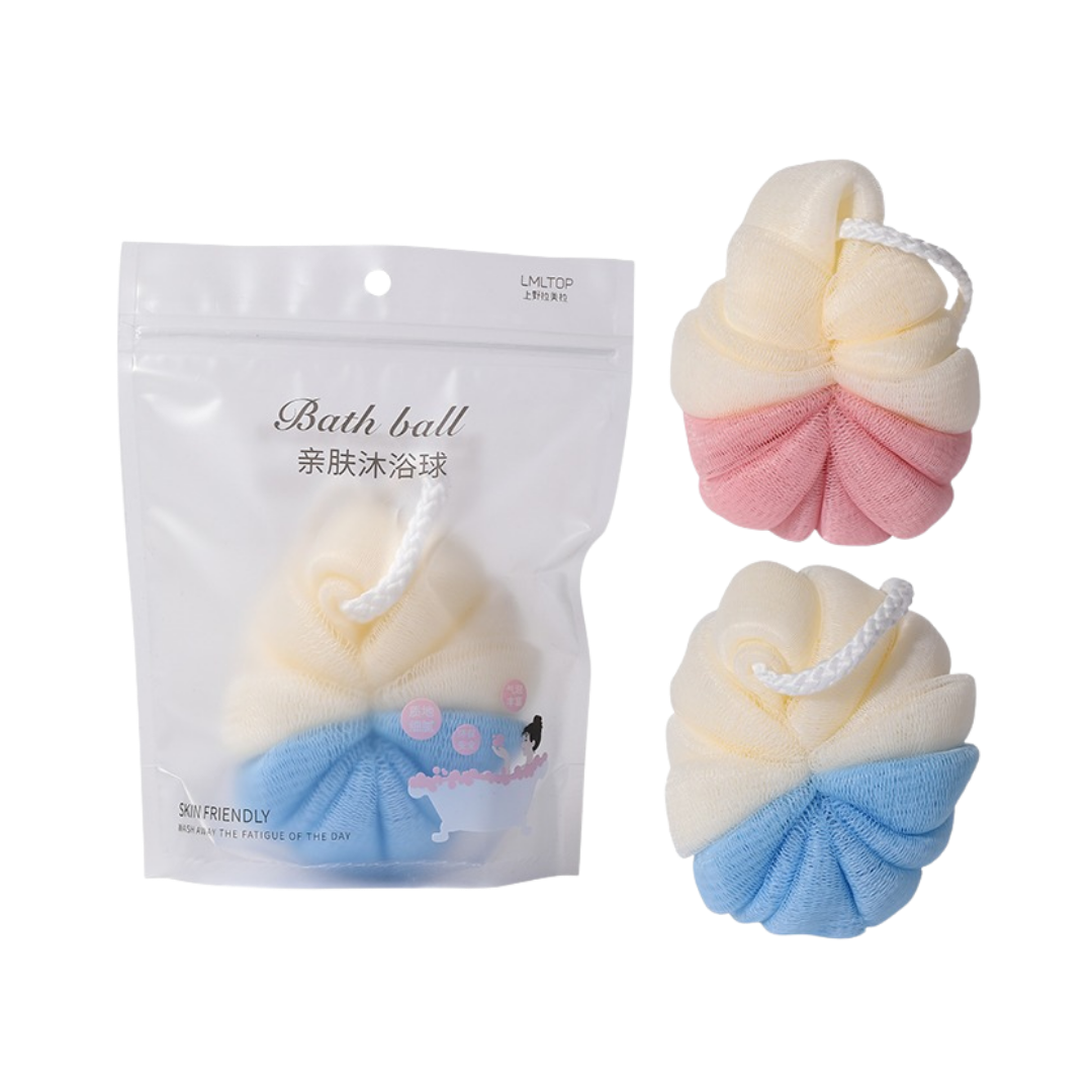 LMLTOP Bath Ball Skin Friendly Wash Away The Fatigue Of The Day | ال ام ال توب ليفة استحمام لطيفة على البشرة