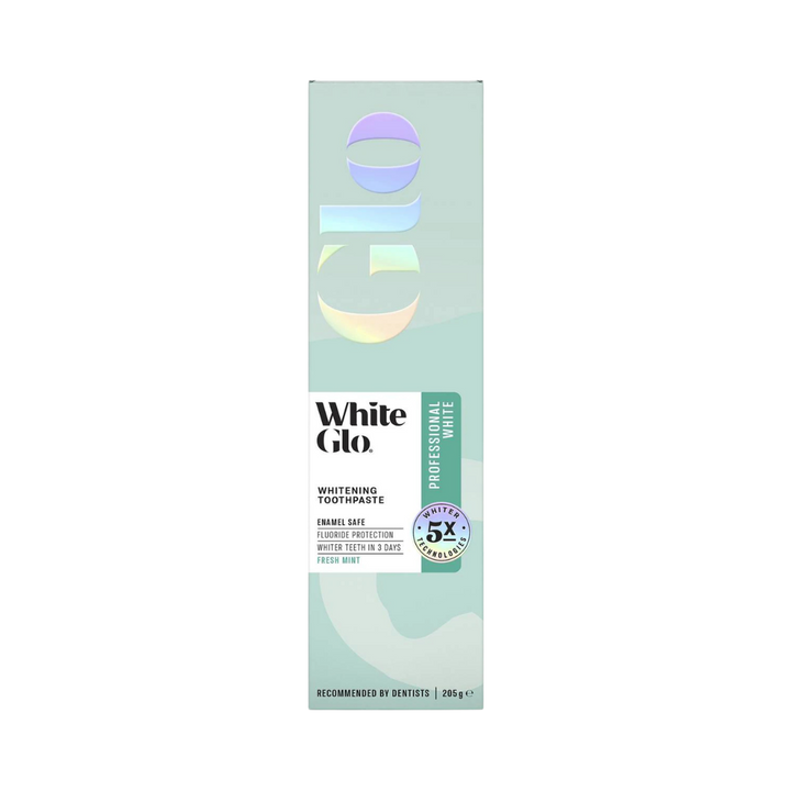 White Glo Whitening Toothpaste Professional White - 205 g |وايت جلو معجون أسنان مبيّض – 205 غرام