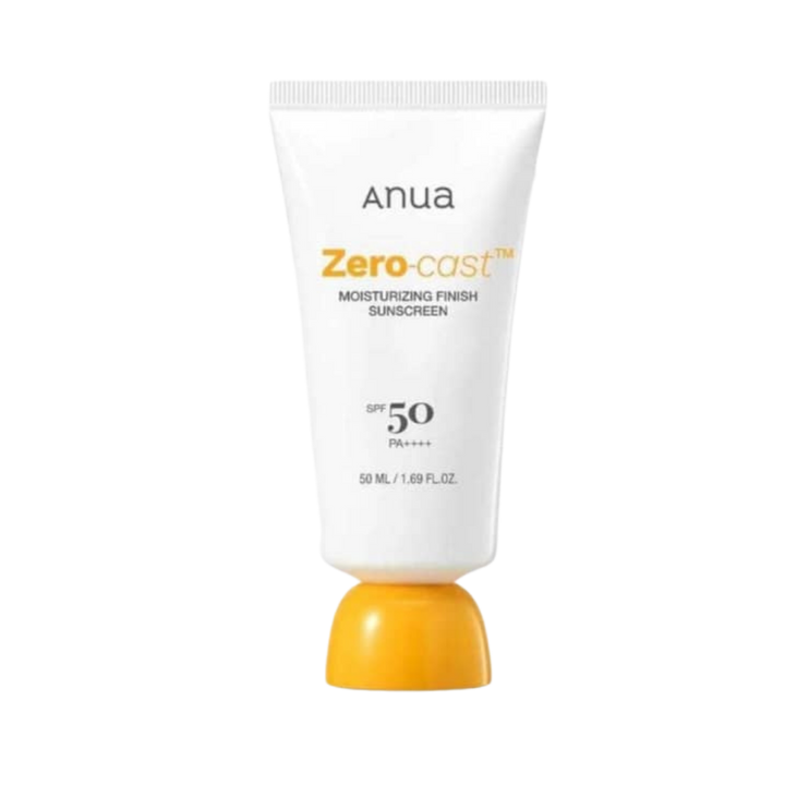 Anua - Zero-Cast Moisturizing Finish Sunscreen - 50ml | انوا واقي شمسي مرطب - 50 مل