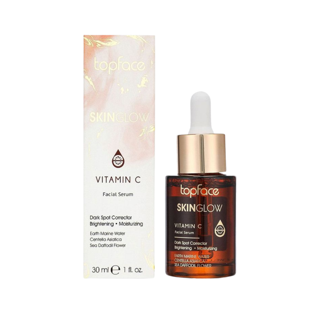 topface Skin Glow Vegan Vitamin C Facial Serum - 30ml | توب فيس سيروم فيتامين سي للوجه - 30مل