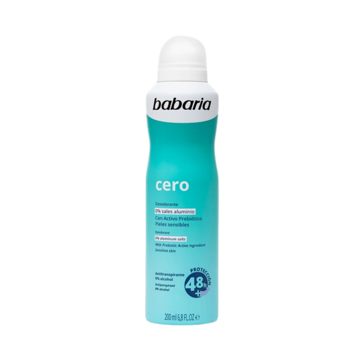 Babaria Desodorante Spray Cero - 200ml | باباريا بخاخ مزيل عرق - 200مل