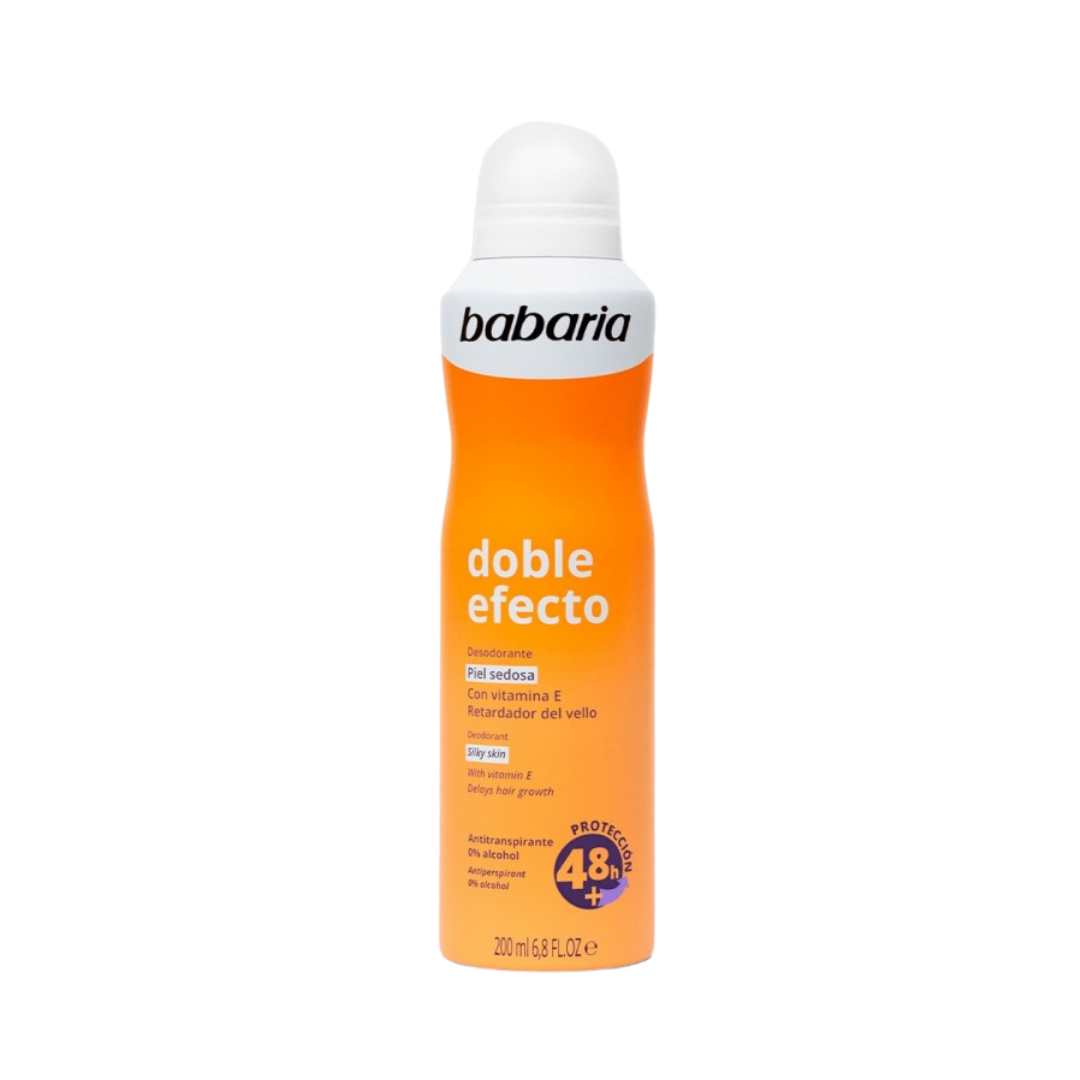 BABARIA DEODORANT SPRAY DOBLE EFECTO Women - 200ml | باباريا بخاخ مزيل عرق مزدوج التأثير للنساء – 200 مل