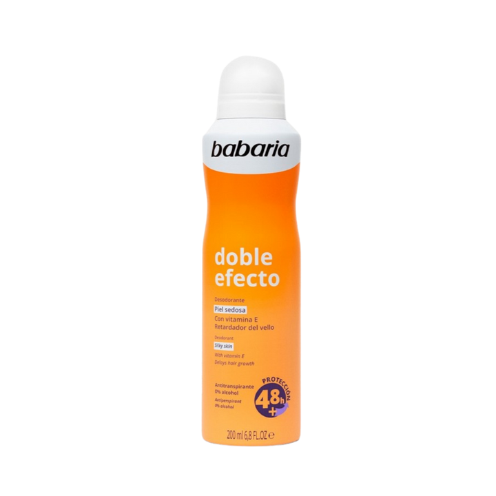 BABARIA DEODORANT SPRAY DOBLE EFECTO Women - 200ml | باباريا بخاخ مزيل عرق مزدوج التأثير للنساء – 200 مل