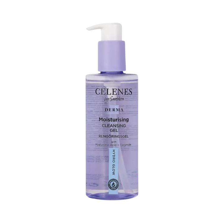 Celenes by Sweden Derma Moisturizing Cleansing Gel Hydro Glow - 250ml |  سيلينس جل غسول مرطب للبشرة - 250 مل