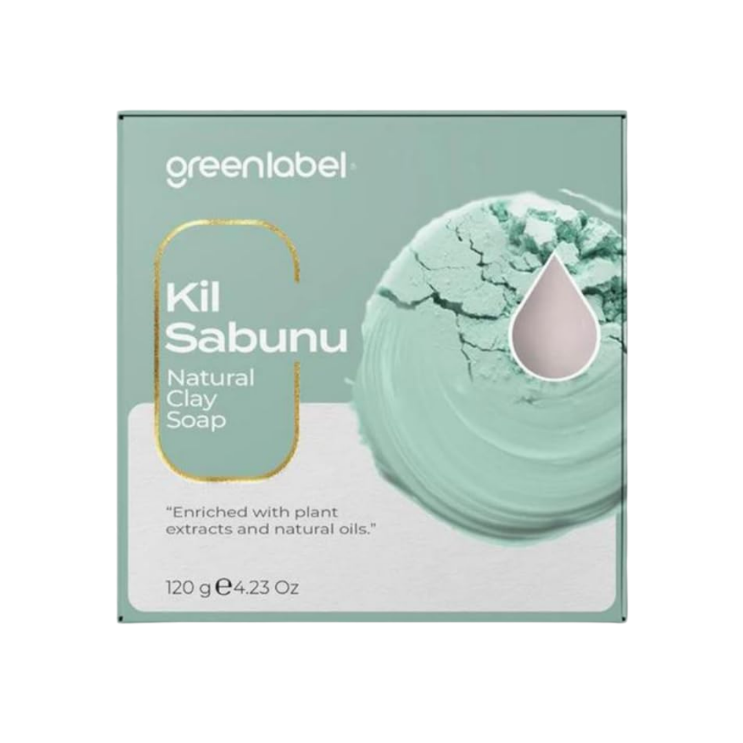 GREEN LABEL Clay Soap - 120g | جرين ليبل صابونة الطين – 120 غرام