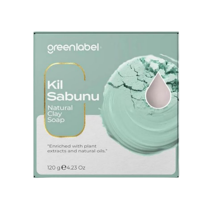 GREEN LABEL Clay Soap - 120g | جرين ليبل صابونة الطين – 120 غرام