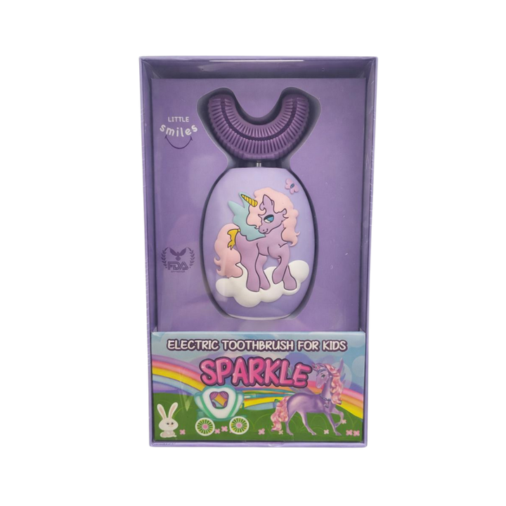 LITTLE SMILE Electric Toothbrush For Kids Sparkle | لذل سمايلس فرشاة أسنان كهربائية للأطفال سبايركل
