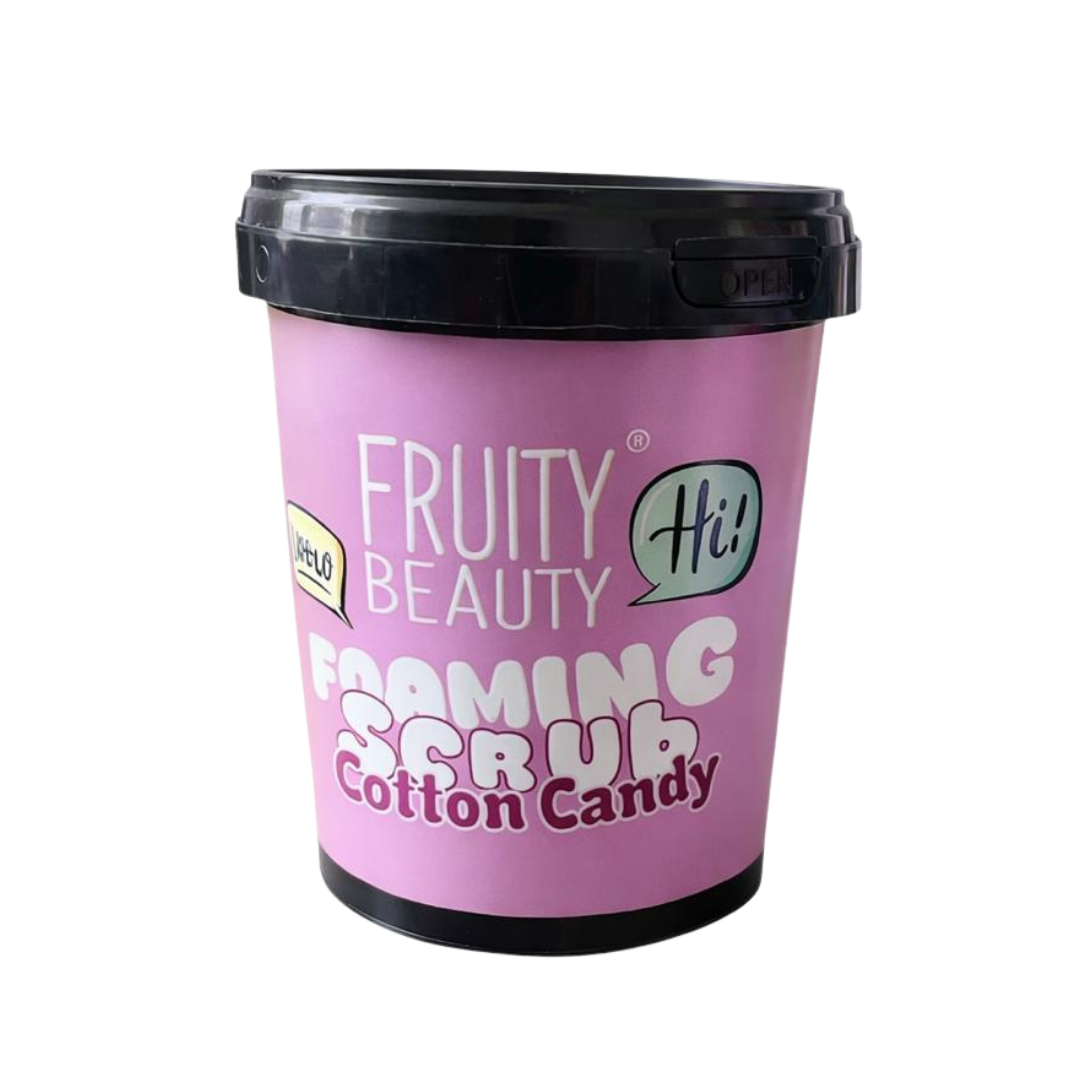 Foaming Foaming Scrub Cotton Candy - 500ml | فروتي بيوتي سكراب رغوي  برائحة غزل البنات - 500مل