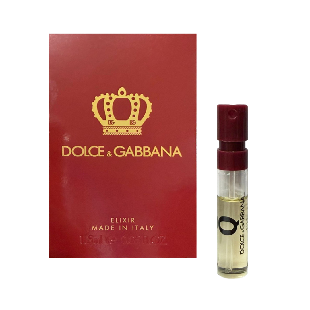 DOLCE & GABBANA Sample  Q elixir  1,5ml | دولشي اند كابانة عينة عطر  كوين الكسير للنساء 1,5 مل