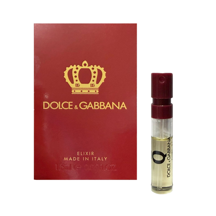 DOLCE & GABBANA Sample  Q elixir  1,5ml | دولشي اند كابانة عينة عطر  كوين الكسير للنساء 1,5 مل