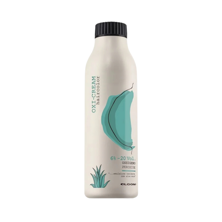Elgon Oxi-cream Haircolor 6% - 20 vol Ossigeno Peroxide - 125ml | إلجون أوكسي كريم لصبغة الشعر 6% – 20 فوليوم بيروكسيد – 125 مل