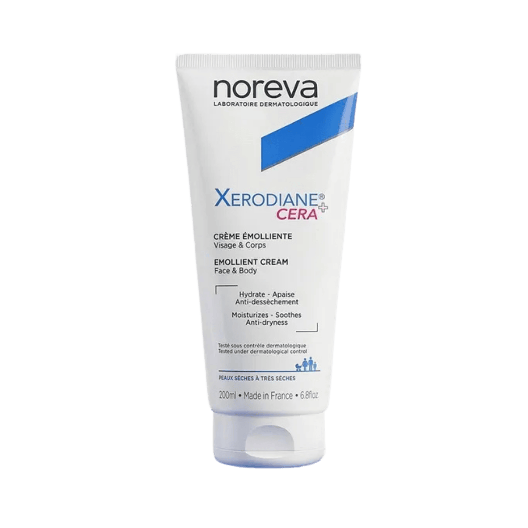 Noreva Xerodiane Cera+ Emollient cream face and body - 200ml |نوريفا كريم مرطب للوجه والجسم - 200مل