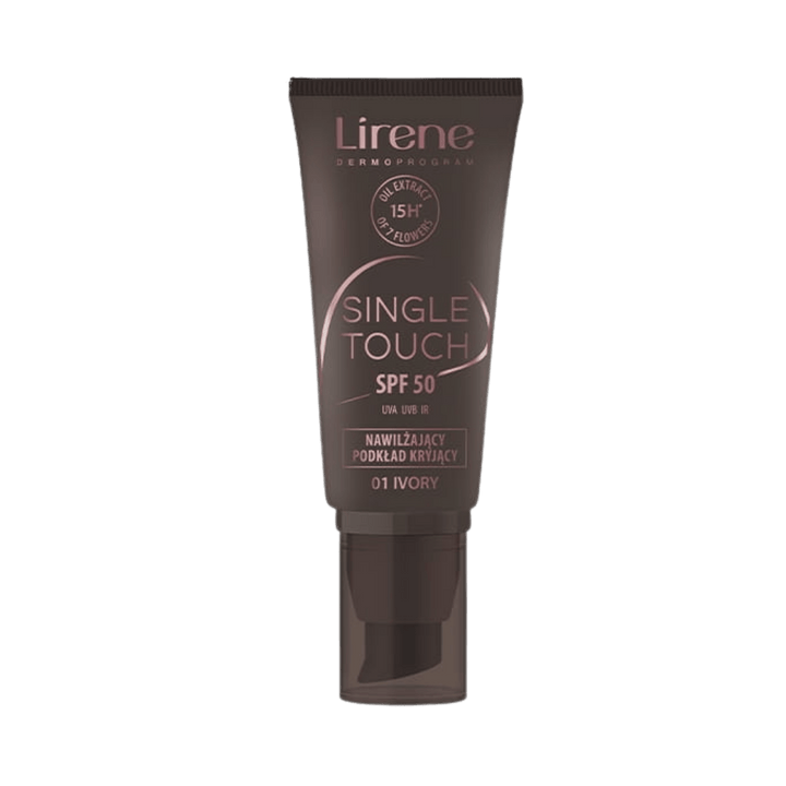 Lirene Single Touch Podkład do twarzy - 30ml | ليرين بودر كريمي مرطب SPF 50 - 30مل