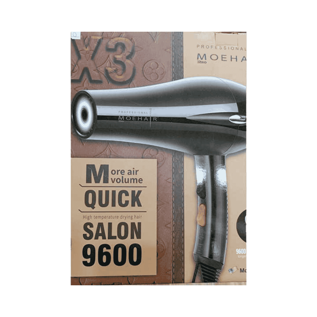 MOEHAIR X3 More Air Volume Quick Salon 9600 Super Motor | موهير مجفف شعر احترافي