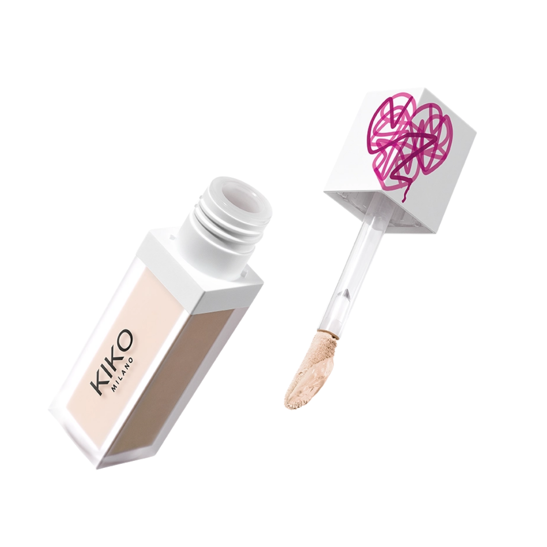 KIKO Street Heart Lumilight Liquid Highlighte - 9ml | كيكو هايلايتر سائل - 9 مل