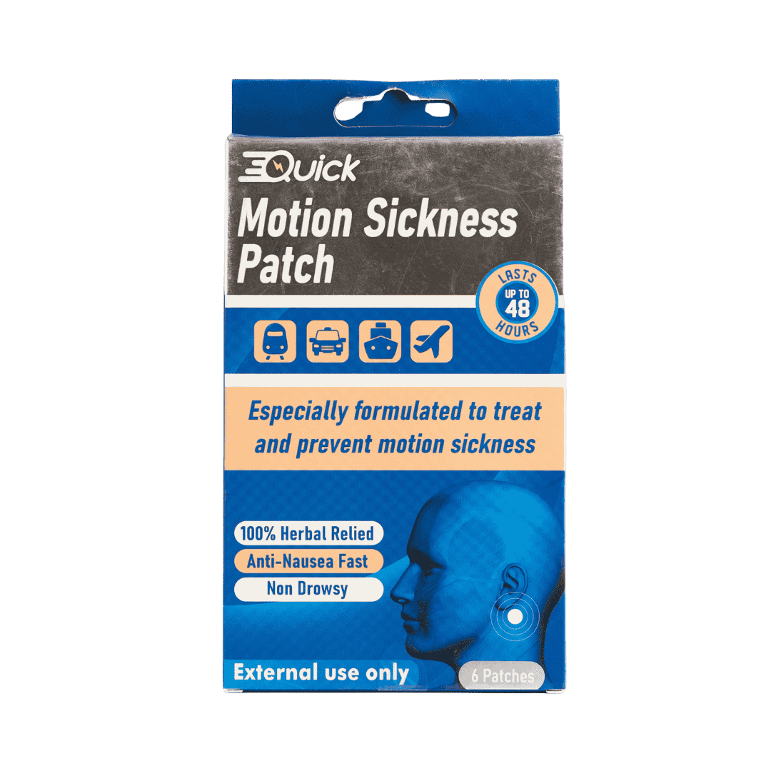 Quick Motion Sickness Patch - 6 Patches | لاصقات داء الحركة - 6 لاصقات
