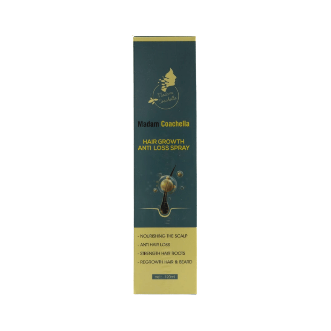 Madam Coachella Hair Growth Anti Loss Spray - 120ml | مادام كوتشيلا لمكافحة تساقط الشعر وتعزيز نموه - بخاخ 120 مل