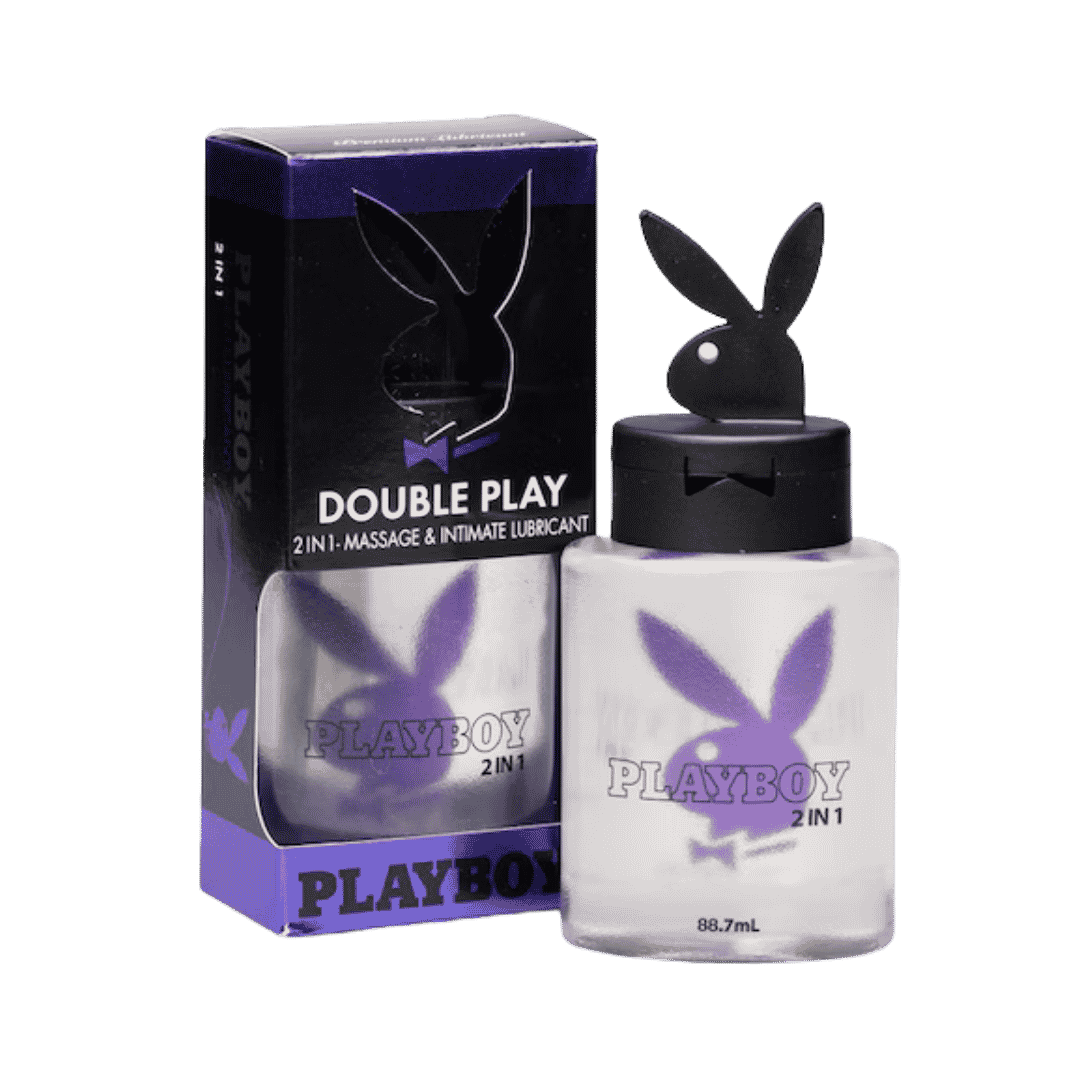 PLAYBOY Double Play 2 In 1 Massage & Intimate Lubricant - 88.7ml | بلاي بوي جل مزدوج 2 في 1 - 88.7 مل