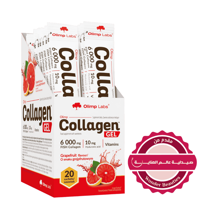 Olimp Fish Collagen 6000mg Gel - 20 Sachets |أوليمب جل كولاجين السمك 6000 – 20 كيس